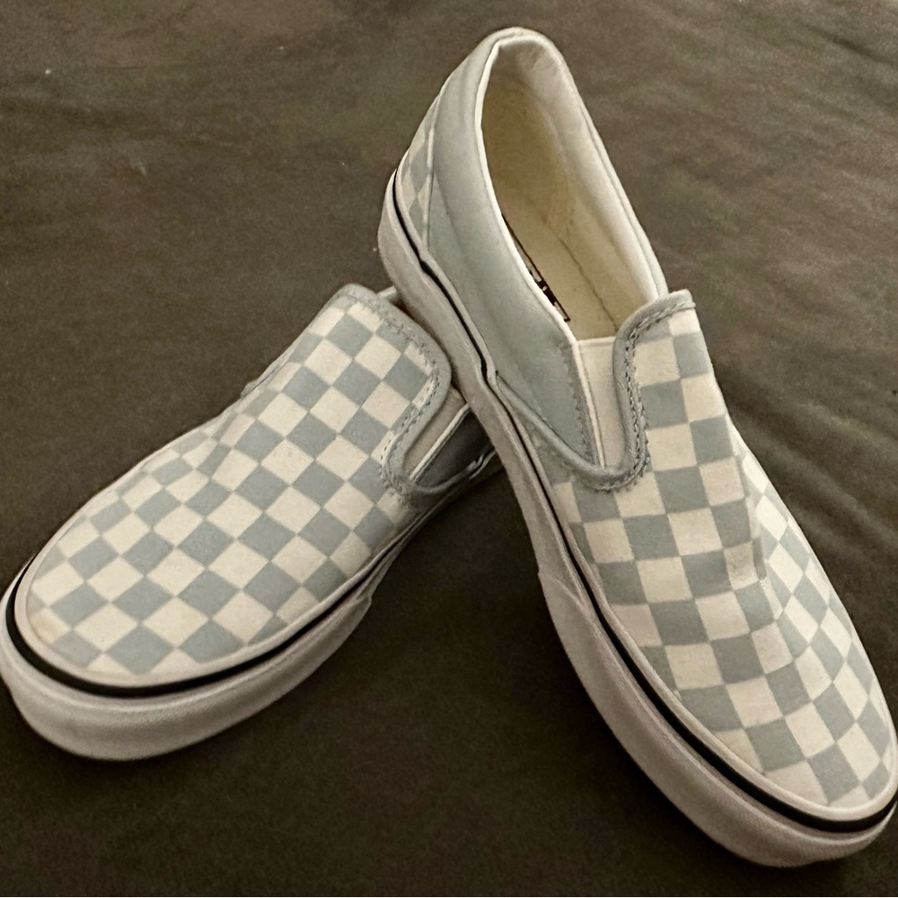 VANS Checkered Baby Blue